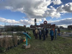 NCR partners visit a farm on a sunny day