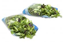 bagged lettuce