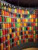 multiple shelves of canning jars