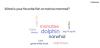 word cloud answers for the question about your favorite fish